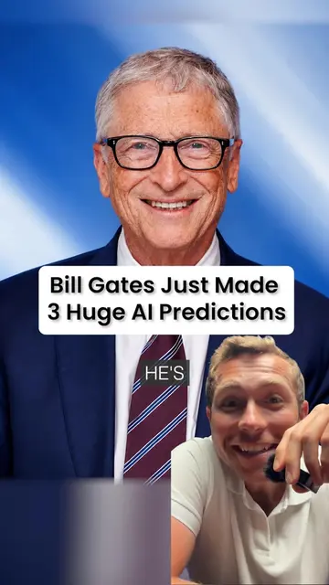 Bill Gates just made 3 huge AI Predictions #ai #billgates 