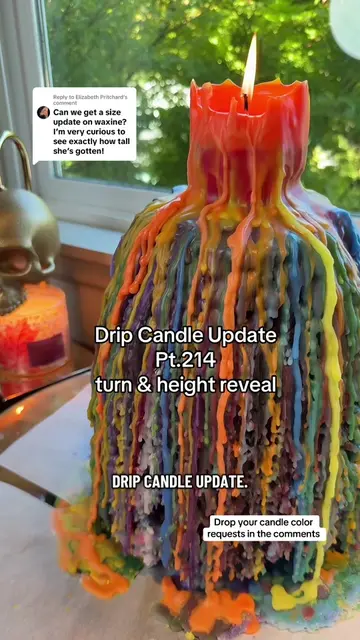 Replying to @Elizabeth Pritchard Drop your candle color requests in the comments
