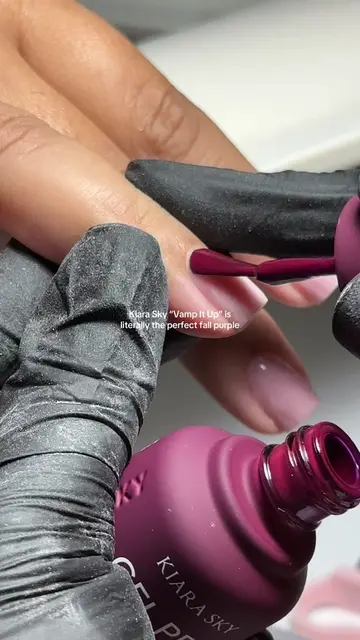 @Kiara Sky Professional Nails #purplenails #gelnails #fallnails #hardgelnails #r