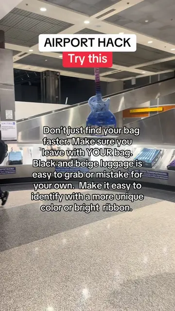 AIRPORT HACK DO THIS OK? #airport #LifeHack #dothis #lostluggage 