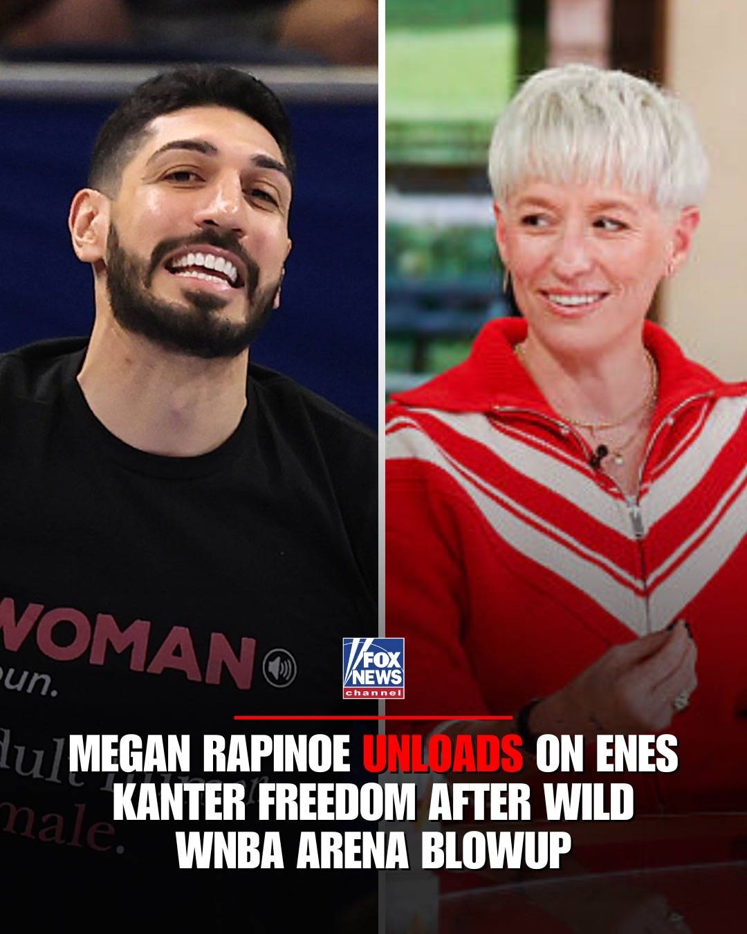 Megan Rapinoe jumps into the Enes Kanter Freedom WNBA controversy after his cour