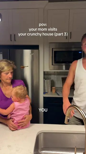 Last time it was the microwave, this time she’s back with more.  #crunchymom #ho