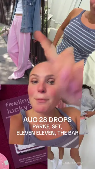 PARKE, SET ACTIVE, ELEVEN ELEVEN, AND THE BAR ARE ALL HAVING DROPS 8.28!! Commen