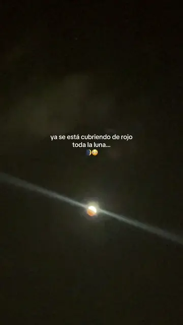 no sabía que hoy había eclipse pensé que era una nube tapando la luna, pero inve