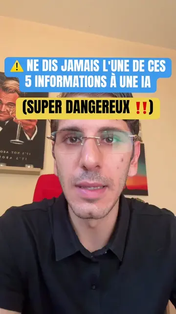 5 choses à ne jamais partager avec une IA, peu importe le modèle : ChatGPT, Clau