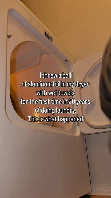 I Put Aluminum Foil in My Dryer… After 20 Years, I Wish I Tried This Sooner! 😳 