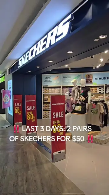 ‼️ LAST 3 DAYS: 2 PAIRS OF SKECHERS FOR $50 ‼️ If you’ve been waiting for a sign