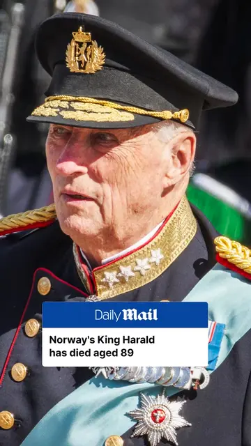 Norway's King Harald V has died aged 89, after being hospitalized last week with