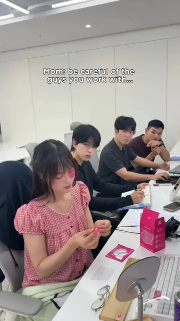 Be careful of the guys at work… 👀 They might end up stealing your skincare 😭🧴