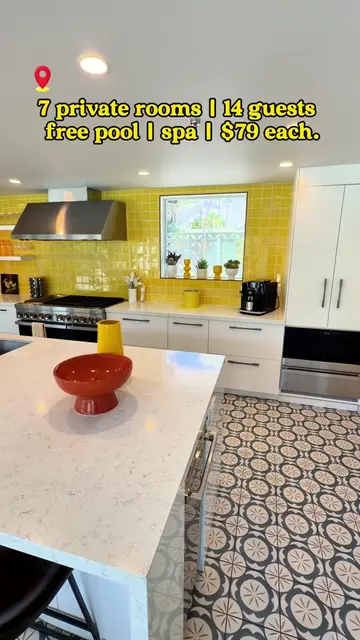 Stop scrolling — Limon Palm Springs. 7 suites, $79 per person. Pool, hot tub, pr