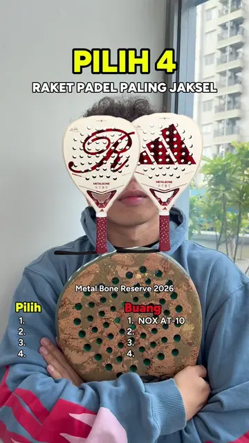 gua lagi kasih ilmu per-padelan ke kalian 👀 | Pilih 4 Raket Padel Paling Jaksel