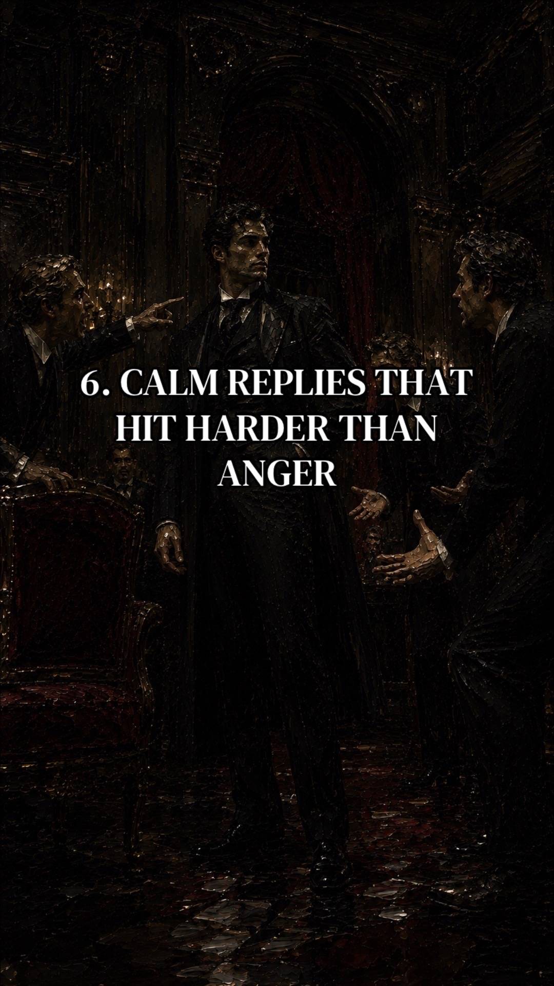Not every conflict deserves your anger. Sometimes the strongest response is a ca