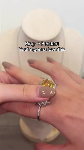 The ring you never wear has a second life 👀 One chain, no tools, and it's a pen