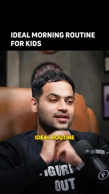 what an ideal morning routine of a child should be. [Morning, Routine, Child Psy