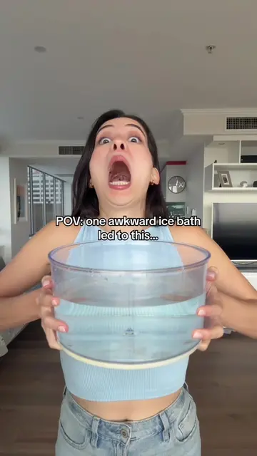 One awkward ice bath led to this 🧊 Because honestly… ain’t nobody got time for 