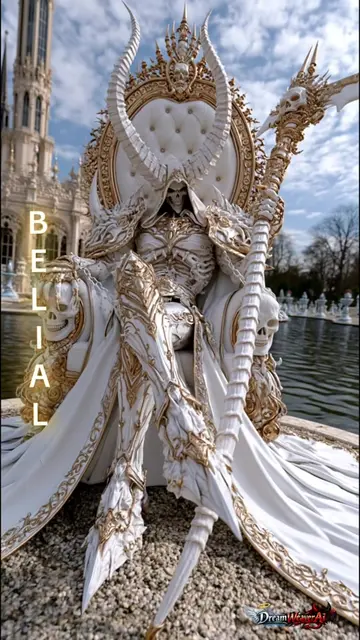 Six faces of demons Belial, Behemoth Beelzebub, Asmodeus, Satanas and Lucifer. E