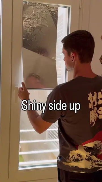 Save on your AC with this simple hack!  #moneysaver #smarthacks #quickthinking #