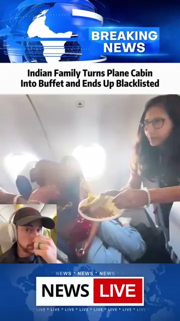 Indian Family Turns Plane Cabin Into Buffet and Ends Up Blacklisted#news #family