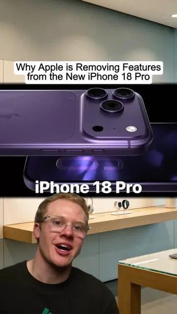 Apple is reportedly simplifying the iPhone 18 Pro's camera button by removing to