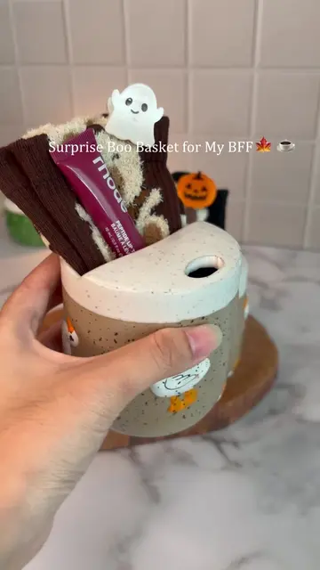 making mini boo baskets for my besties this fall #TikTokshopbacktoschool #unique