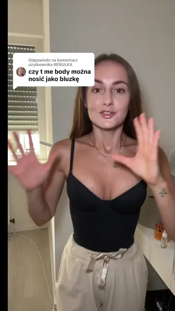 Odpowiadanie użytkownikowi @RENULKA czy te body można nosić jako bluzkę? Ja je g