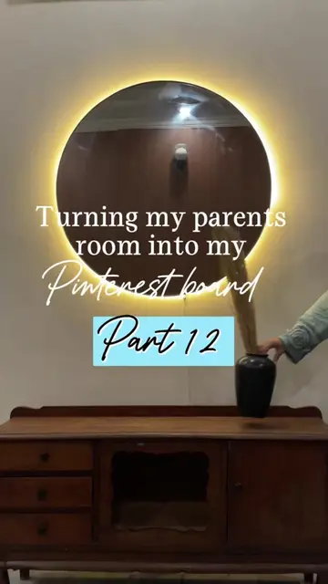 Part 12 and the FINAL reveal of the DIY console table for my parents' room! 🪚✨ 