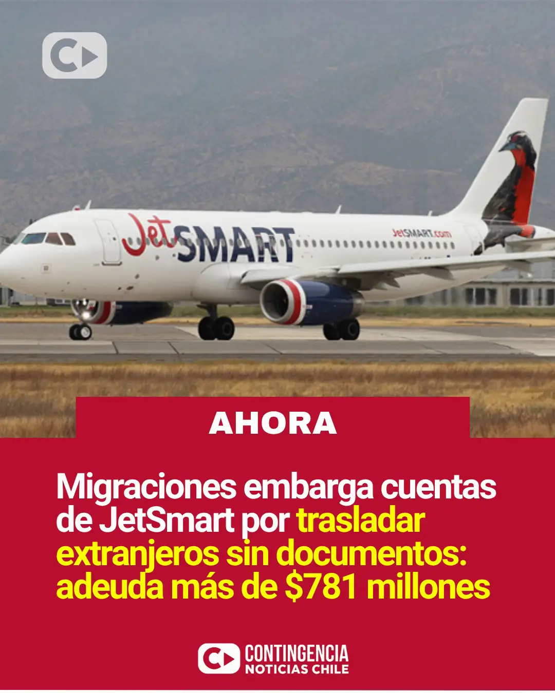 🔴 MIGRACIONES EMBARGA CUENTAS DE JETSMART POR TRASLADAR EXTRANJEROS SIN LA DOCU