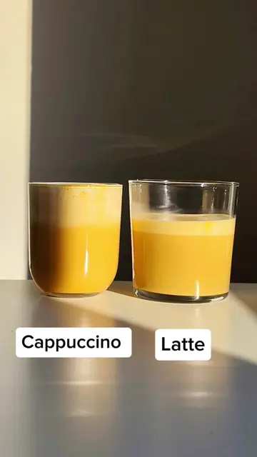 Cappuccino Vs Latte #coffee #coffeetiktok 