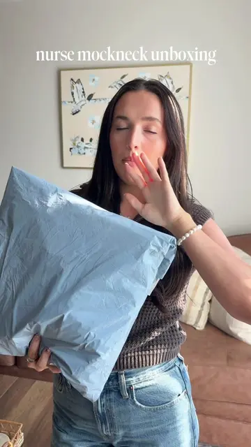727 nurse mockneck unboxing!!! Perfect new grad gift! Linked in my shopmy!🩵🩺 @