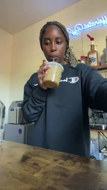 my highly requested instant coffee iced coffee batch recipe for at home!! ☕️☕️☕️