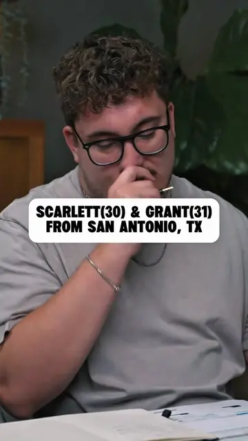 Scarlett(30) & Grant(31) from San Antonio, Texas. @Caleb Hammer  Episode is call