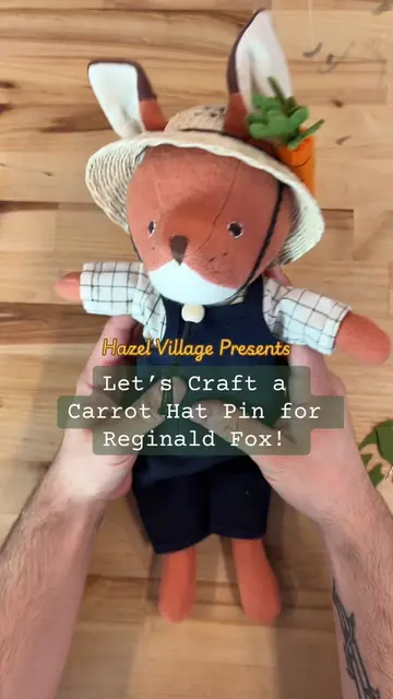 Sometimes when he is gardening, Reginald Fox likes to use his wide-brimmed woven