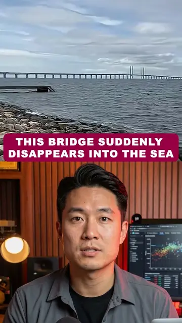 The Oresund Bridge is a unique half-bridge, half-tunnel marvel connecting Denmar