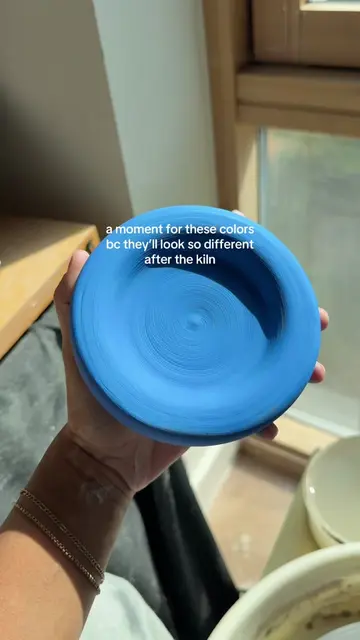 love these at this stage of the process xx  #colors #blue #kiln #process #potter