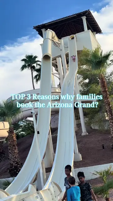 TOP 3 reasons families LOVE The Arizona Grand:  1. Waterpark: it’s amazing!  2. 
