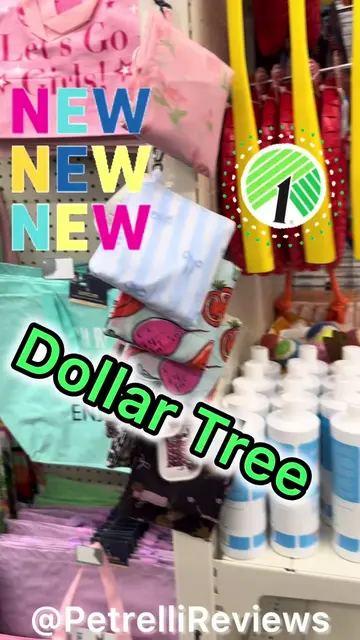 Love shack fancy vibes on these new portable tote bags at Dollar Tree Save this 