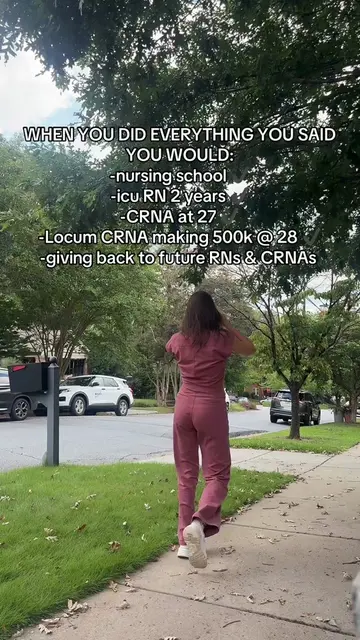 sometimes it’s ok to look back and be proud of yourself ♥️ #crnalife #futurecrna