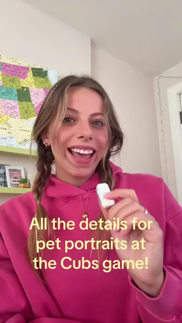 EXCLUSIVE CUBBIES PET PORTRAITS! ⚾️ Evvvvverything you need to know re: pet port