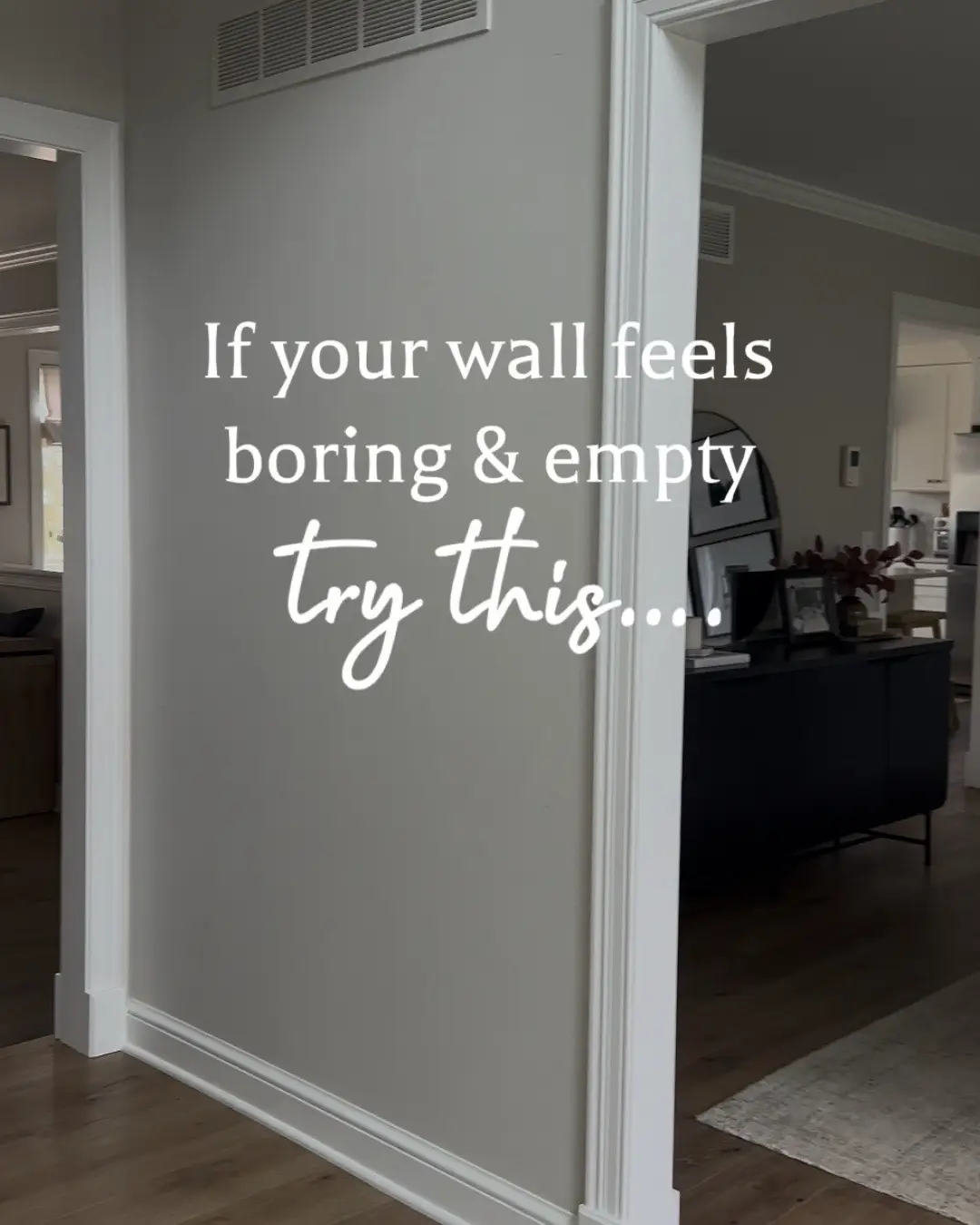 @thequartermane_house turned a plain hallway wall into a design moment with our 