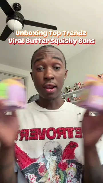 Unboxing the Top Trendz Viral butter squishy buns squishies 😮 #squishy #toptren