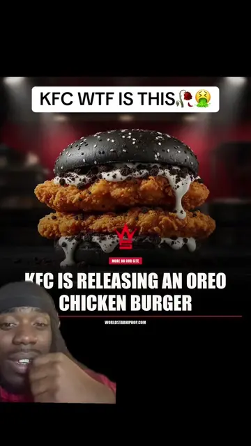 Nobody ain’t eating this bs bruh🤣 #kfc #chickensandwhich #oreo 