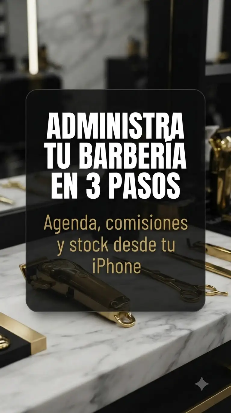 ¿Tienes una barbería o trabajas como barbero independiente y sigues anotando tus
