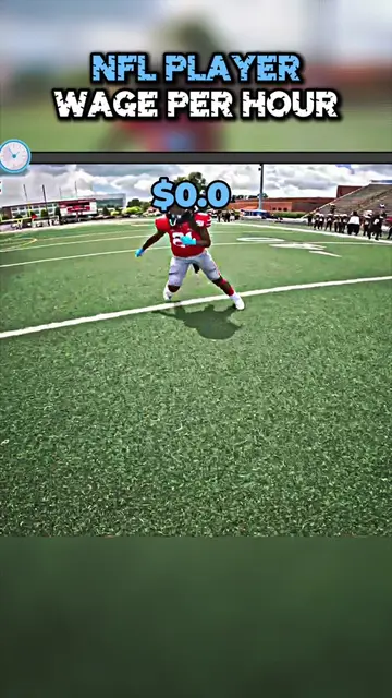 NFL Player wage per hour! #fyp #viral #foryou #nf 