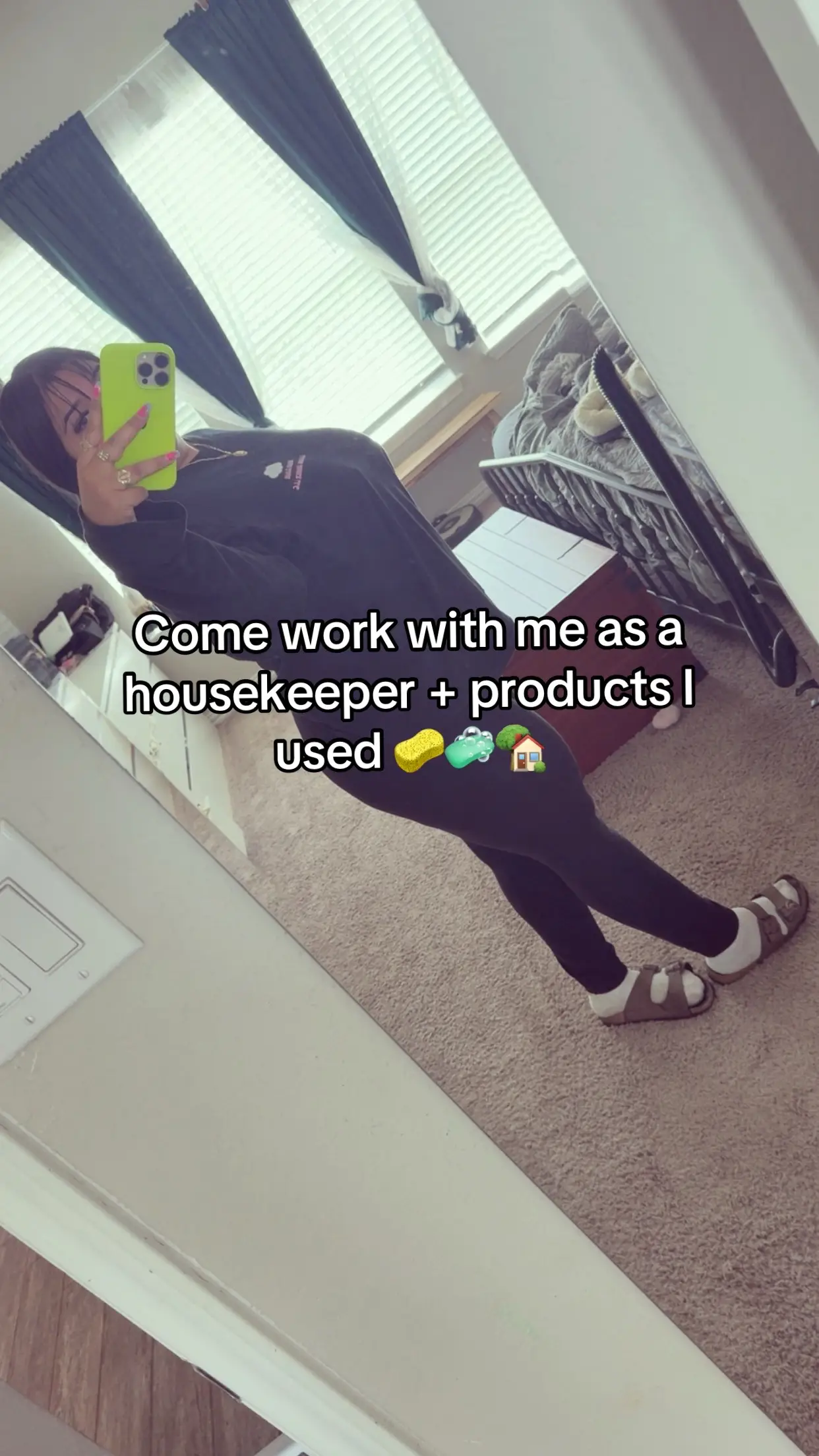 Come with me to work as a housekeeper + products I used!🤗🧹🏡  830-837-9572 for