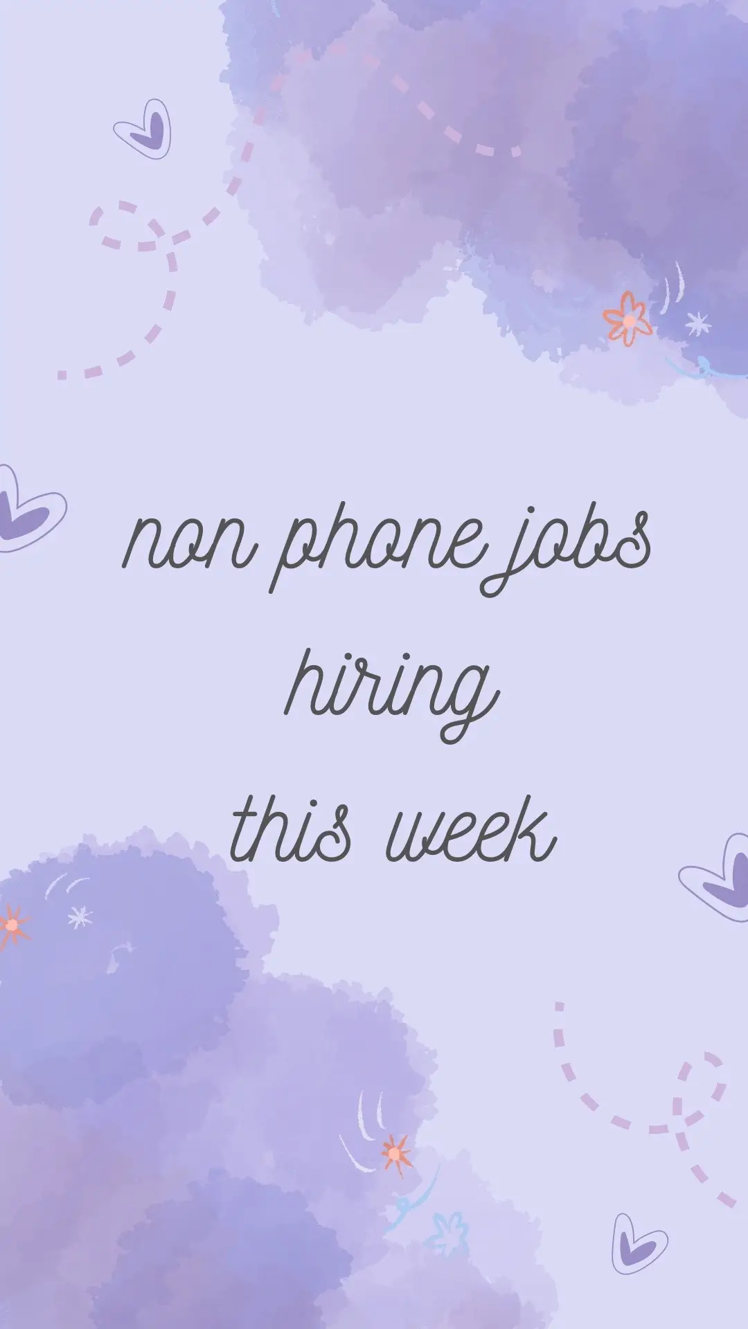 A few remote, non-phone job leads to add to your application list! 🤎 Save for l
