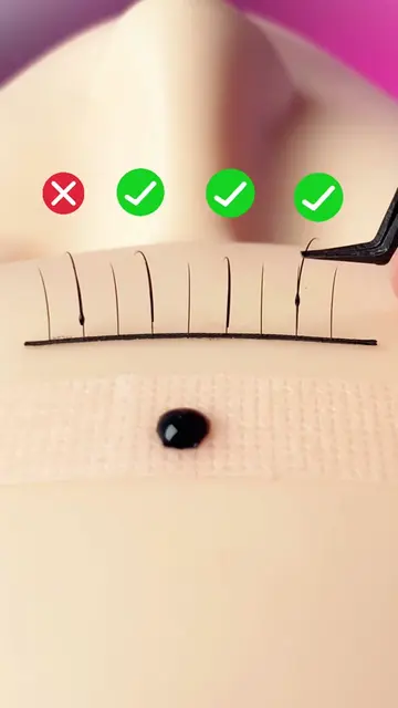 Lash Glue Hack: Get That Perfect Bond! 👀✨ Too little? ❌ Too much? ❌ Just the ri