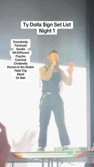 I wasn’t at this show, but based on the videos I was able to find, this is the s