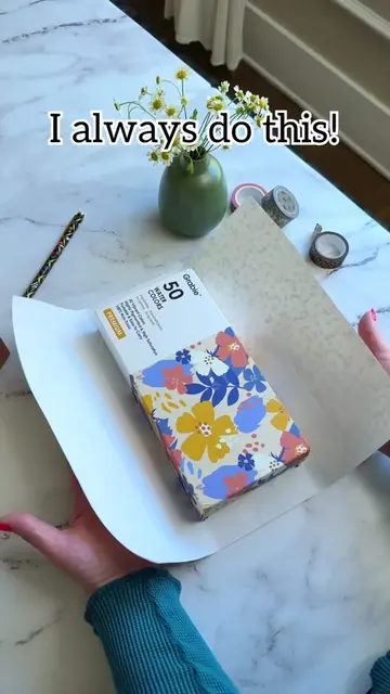A gift with a message! ❤️ How to wrap a personalized pull tab present for someon