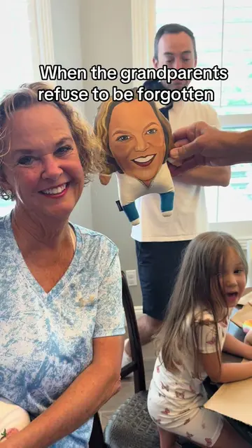 My parents really had custom dolls made to look like THEMSELVES to give to my ch