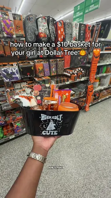 How to make a $10 DIY boo basket at Dollar Tree🌳 Boo basket ideas for your girl